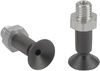 Flat suction cup (round), handling sensitive workpieces with uneven surfaces SGN 10 NBR-55 M5-AG - 10.01.01.00198 - Schmalz Inc.
