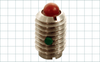 Short Stainless Steel Spring Plungers with Delrin® Nose - Image
