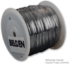 Hook Up Wire, 1000Ft, 16Awg Copper Black; Jacket Material Belden - 87K1634 - Newark, An Avnet Company