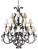 31007CU/CRY085/SHD62 Large Chandeliers-Candle - 697219 - Capital Lighting, Inc.