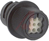 Receptacle; Circular Plastic Receptacle; Thermoplastic (Housing); 11; 9; Panel - 70086184 - Allied Electronics, Inc.