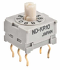 8mm Process Sealed DIP Rotaries - NDKR10P - NKK Switches