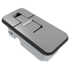 Compression Latch, Sealed Lever Latch, Small Size, No Restriction, Non-locking, 1-11mm Panel, 1-25mm Grip, Zinc Alloy, Chrome Plated, Bright - C5-M-11-112 - Southco