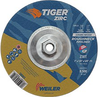 Weiler TIGER Zirconium Grinding Wheel - 7 in Diameter - Thickness 1/8 in - Ceramic Infused - 58061 - 012382-58061 - R. S. Hughes Company, Inc.