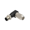 M12 Field Attachable Connector, IDC termination, slim metal housing, IP67, male, 4-pole, A-coded, unshielded, angled - RSCWI 4A - Belden Inc.