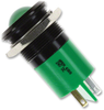 Panel Mount Indicator, Led, 22Mm, Green, 5.9V; Led Color Apem - 16R0051 - Newark, An Avnet Company