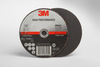 3M COW Ceramic Cutoff Wheel - Type 1 (Straight) - 60 Grit Medium Grade - 4 in Diameter - 5/8 in Center Hole - Thickness 0.035 in - 66562 -- 051115-66562 - Image