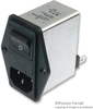 Filter, Inlet, Medical, Dual Fuse, 6A; Product Range Schaffner - 97W2167 - Newark, An Avnet Company