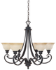 96186-NI Mid. Chandeliers-Glass Up - 426477 - Capital Lighting, Inc.