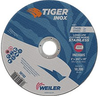 Weiler TIGER INOX Cutting Wheel - Type 1 - Straight Wheel - 6 in Diameter - 7/8 in Center Hole - Thickness.045 in - 58102 - 012382-58102 - R. S. Hughes Company, Inc.