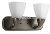 Two-Light Wall Bracket Light Fixture - P2847-74 - bulbs.com