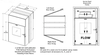 Floor Mount Straight Thru Welded Stainless Steel Single Doors HEPA Filtered Pass Thrus (a.k.a. Dynamic Pass Box, Trolley Transfer Hatch, HEPA Blower Ceiling Pass Thru, Cart Pass Thru, or Airlock) -- CAP18FHF-SST-42Wx60Hx54D