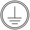 Earth (Ground) Symbol Labels, 16Mm Dia, Blk/wht; Label Type Panduit - 42H5131 - Newark, An Avnet Company