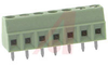 Terminal Block; 10 A; 160 V; 3.81 mm; 26 to 16 AWG; 7; Screw; Solder; 2.5 kV - 70054362 - Allied Electronics, Inc.