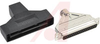 Connector, Cable; Receptacle; Front Metal Shell; 4; 37; 20 AWG; 0.45 in.; Black - 70041637 - Allied Electronics, Inc.