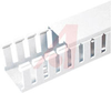 Type G Wide Finger Slotted Duct, PVC,1in X 2in X 6ft,WHITE - 70044158 - Allied Electronics, Inc.