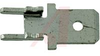 Terminal; Brass; Straight; 0.25 in.; 0.067 in.; Tin; UL Listed - 70181600 - Allied Electronics, Inc.