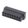 8+8 Pos. Female DIL Cable Housing for Latches - M80-1031698S - Harwin Plc