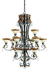 Large Chandeliers-Glass Shade - 634640 - Light Center (The)