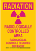 Radiation & Laser Sign - 129219 - Brady Corporation