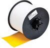 Brady B-595 Yellow Indoor / Outdoor Vinyl Thermal Transfer Continuous Thermal Transfer Printer Label Roll - 3 in Width - 100 ft Length - 113192 - 754473-98530 - R. S. Hughes Company, Inc.