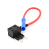 MINI Fuse Circuit Tap, 16 Ga. UL1015 Red Wire with Butt Connector, 32VDC, 30A -- 46044