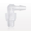 Threaded Elbow Connector, Barbed, Natural - 11710 - Qosina Corp.