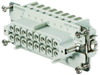 Heavy Duty Insert, Rcpt, 16+Pe, 20-12Awg; Product Range Weidmuller - 63AC9501 - Newark, An Avnet Company