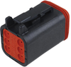 Plug, Dt, Thin Wall, 6 Position, Skt; Product Range Deutsch Te Connectivity - 77R3086 - Newark, An Avnet Company