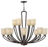 4439KZ Large Chandeliers-Glass Shade - 454819 - Capital Lighting, Inc.