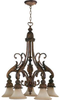 6430-5-88 Mid. Chandeliers-Glass Down - 730083 - Capital Lighting, Inc.
