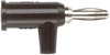 Banana Jack, 15A, Screw, Black; Gender Pomona - 96B4882 - Newark, An Avnet Company