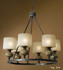 21242 Mid. Chandeliers-Drum Shades - 372187 - Capital Lighting, Inc.