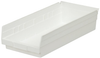 Akro-Mils 138 cu in White Industrial Grade Polymer Shelf Storage Bin - 11 5/8 in Length - 8 3/8 in Width - 4 in Height - 1 Compartments - 30150 WHITE -- 30150 WHITE - Image
