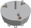 Rotary Switch, 2 Pole, 50A/300Vac, Panel; No. Of Switch Positions Ohmite - 23C0962 - Newark, An Avnet Company