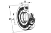 Four Point Contact Ball Bearings - QJ1068-MPA - Pacific International Bearing, Inc.