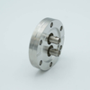 BNC Coaxial Feedthrough, 50 Ohm Matched Impedance to 4 GHz, 2 Pins, Grounded Shield, Double-Ended, 2.75″ Conflat Flange - A12410-2-CF - MPF Products, INC.