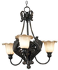 Mid. Chandeliers-Glass Up - 3788 - Light Center (The)