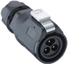 Quicklock Plug, Ip67, Size 16, Straight, Plastic Housing And Solder Terminals Rohs Compliant Lumberg - 23AH4053 - Newark, An Avnet Company