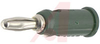 Banana Jack; Banana Jack; 15 A; Green; Beryllium Copper; 5000 Vrms (Max.) - 70197234 - Allied Electronics, Inc.