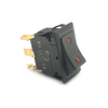 SPDT On-Off-On Rocker Switch two red pilots dependent and independent illumination - 58327-06 - Littelfuse, Inc.