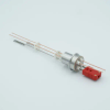 Thermocouple-Power Feedthrough, 1 Pair Type C, w/ Miniature TC Connector, 1000 Volts, 15 Amps, 2 Pins, 0.75″ Dia Stainless Steel Weld Adapter - A0434-5-W - MPF Products, INC.