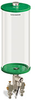 Green Color Key, Clear View Multiple Feed Electro Lubricator, 1 gal Acrylic Reservoir, 2 Feeds, 1/4” OD Tube Outlets, 24VDC - B5162-128AB02024D1GW - Oil-Rite Corp.
