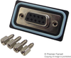 Standard D Sub Connector, Panel, De, Receptacle, 9, Steel Body, Through Hole Rohs Compliant Multicomp Pro - 48Y0039 - Newark, An Avnet Company