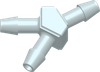 Premium Grade Barb to Barb Y Fitting Connector -- APRC525YFCL - Image