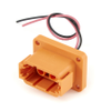 Amphenol Sine Systems ATHP042P25EL, 2-Way ATHP Mini Receptacle With High Voltage Interlock Loop & EMC Shielding, A Position -- 39392