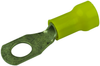 Terminal, Ring Tongue 1/4In Crimp Yellow; Stud Size - Metric Amp - Te Connectivity - 18H6187 - Newark, An Avnet Company