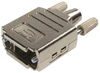 D Sub Backshell, 180Deg, Size Dc; Product Range Harting - 17AC1197 - Newark, An Avnet Company