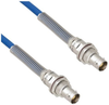 Halogen Free Cable Assembly TRB Non-Insulated Bulk Head 3-Lug Cable Jack to Jack with Bend Reliefs MIL-STD-1553 .242