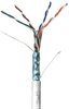 CAT5e Shielded Plenum Rated PVC Ethernet Cable - 24 AWG 4 Pair - White -- KLTCMP24/4P-1SL5E-9 - Image